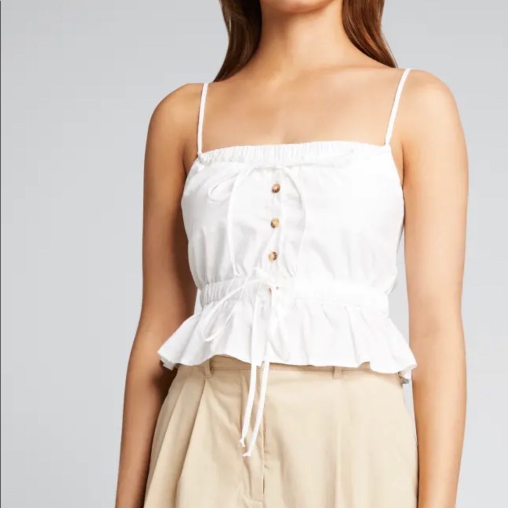 Ciao Lucia Battista Peplum Top